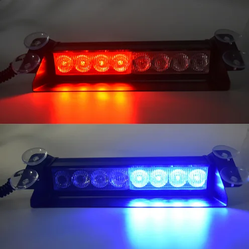 Car-Led-Emergency-Dash-Strobe-Flash-Warning-Light-12V-8-Led-Flashing-Lights-Red-Blue-White(5)