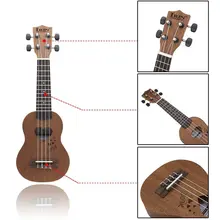 LGFM IRIN 17 Mini Ukelele Ukulele Spruce Sapele Top Rosewood Fretboard font b Stringed b font