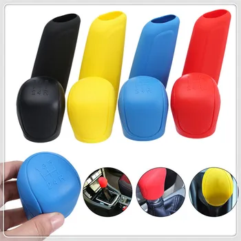 

Car rubber Handbrake Shift Gear Knob Cover for KIA SOLARIS Verna IX25 IX35 IX45 Sonata 8 Any Cars Cadenza Telluride KOUP eco