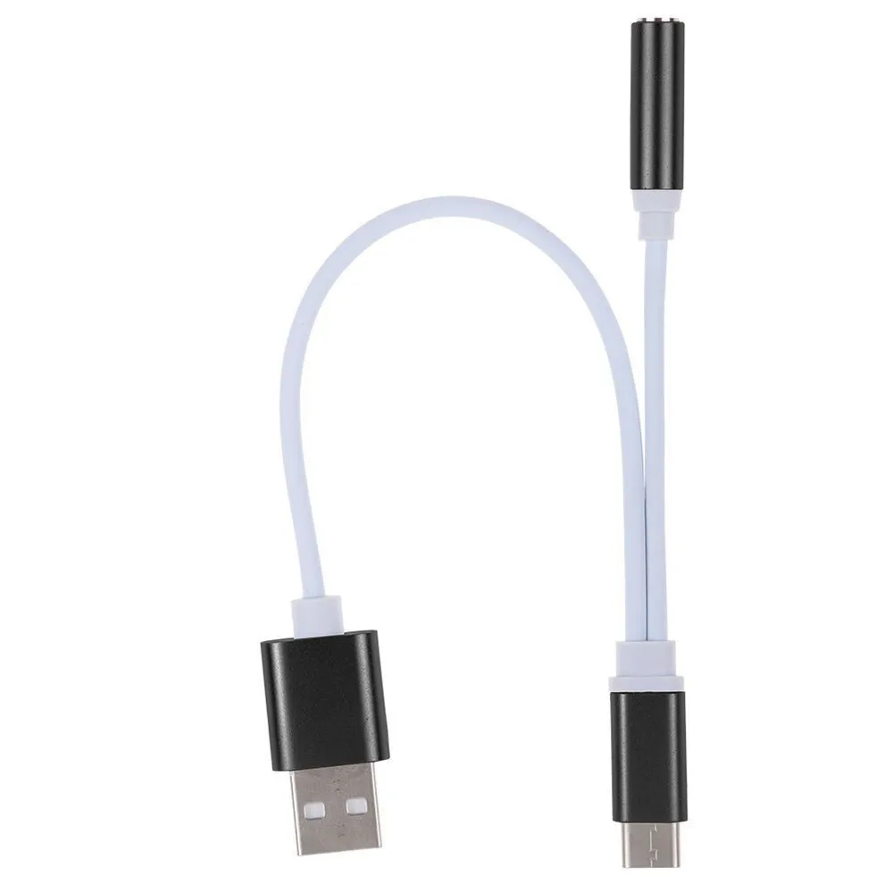 

USB Type-C To 3.5mm Jack AUX Headphone Audio Splitter Converter Adapter Cable DROP SHIPPING