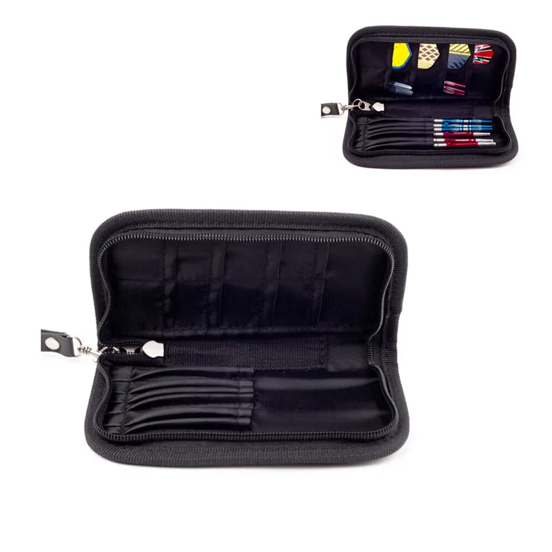 1 комплект высокого качества чехол для переноски бумажник Карманы держатель сумка для хранения черные прочные дротики аксессуары