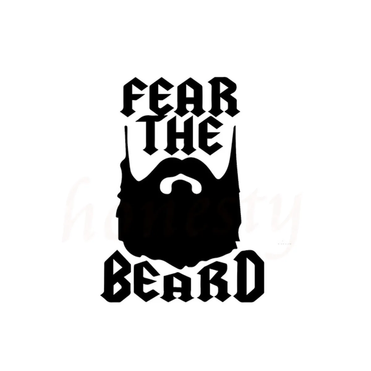 Téléchargement gratuit Images L Humour Lettrage Craignez La Barbe Drole Autocollant De Voiture actualisé par