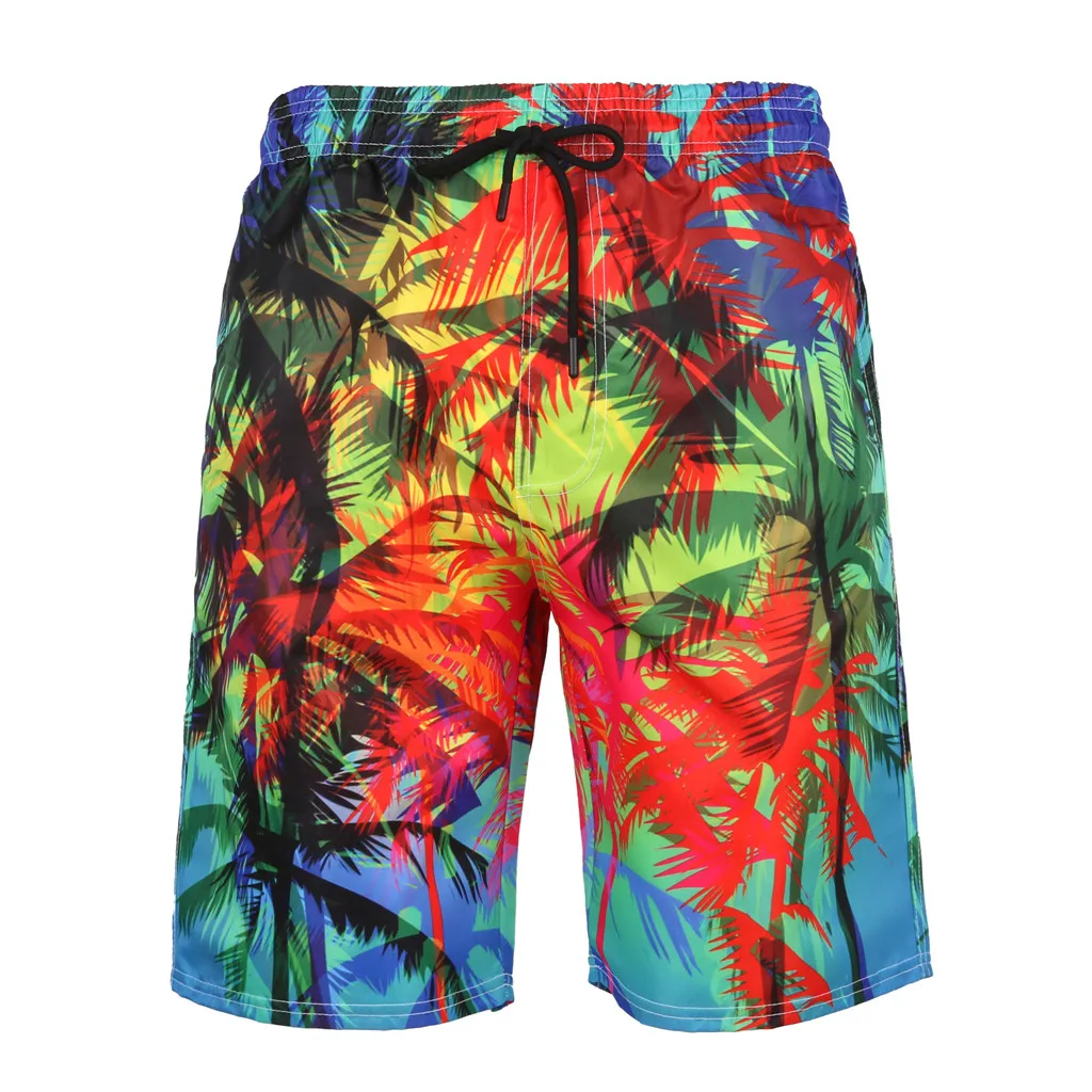 

Built-In Harness Rope Elastic Pants Head Boxer Shorts Fashion Sports Men'S Swimwear Printed Beach Work Kompielowki #YL1