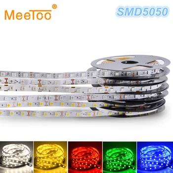

SMD5050 IP20 5M 10M 15M 20M Led Strip RGB Tape Light DC12V Flexible String Ribbon Lights KTV BAR Decoration Lamp Xmas Lighting