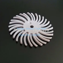 Почта Китая белый Цвет зерна 2500#" расходных материалов для изготовления ювелирных изделий 3 м радиальные диски для полировки металла Инструмент 200 шт./пакет