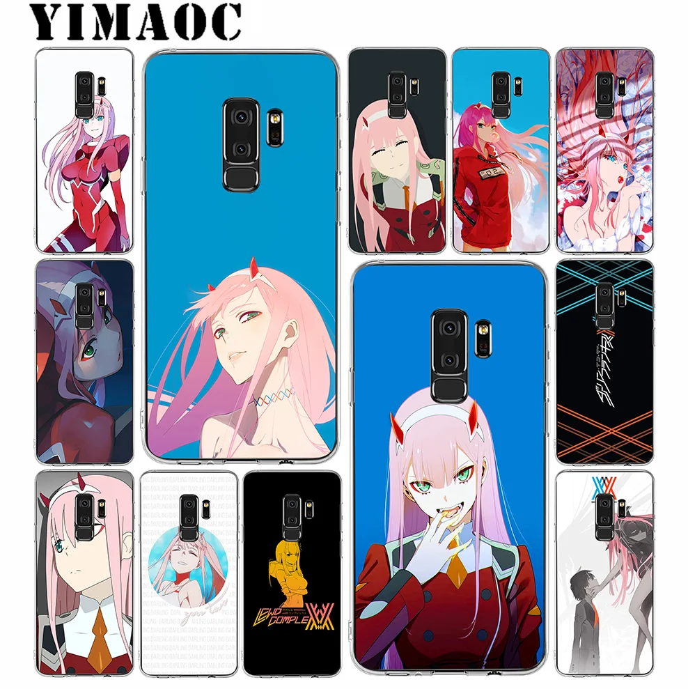 Darling в FranXX Мягкий силиконовый чехол для телефона samsung Galaxy S10 S10E S9 S8 плюс S7 S6 Край &amp