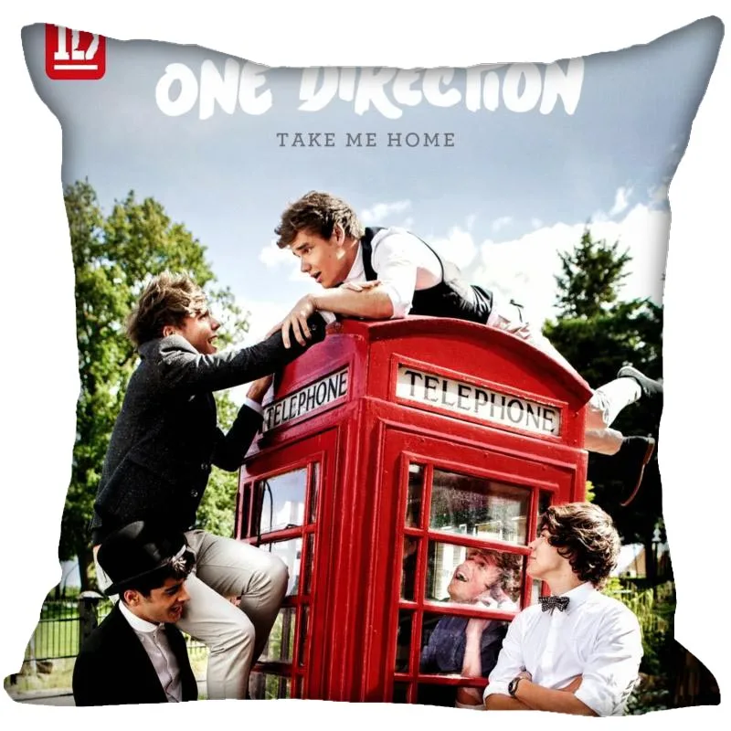 Чехол Подушка One Direction для дома невидимый чехол на молнии Размеры s 40x40 45x45