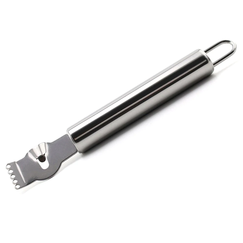 Kitchen Bar Stainless Steel Lemon Peeler Zester Grater Citrus Zester Lemon Lime Fruit Peelers with Channel Knife Kitchen Gadgets (2)