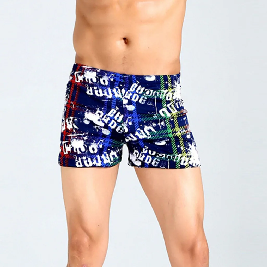 Мужская одежда для плавания Maillot De Bain для мальчиков, плавки-боксеры, мужские плавки для плавания, плавки для серфинга, Banadores# D