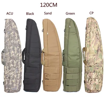 

Hunting bags 120cm Tactical Waterproof Rifle Storage Case Backpack Military Airsoft gun Bag Shooting Rifle Bag Case for Paintbal