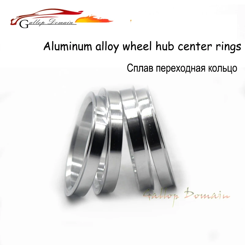 

4PCS Aluminum Alloy Hub Centric Rings Car Wheel Bore Center Collar 57.1-56.1mm