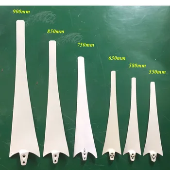 

New arrival Horizontal Wind Turbine Blades 550/580/600/650/750/850/900mm White Blades For DIY Wind Generator 100w to 800w use