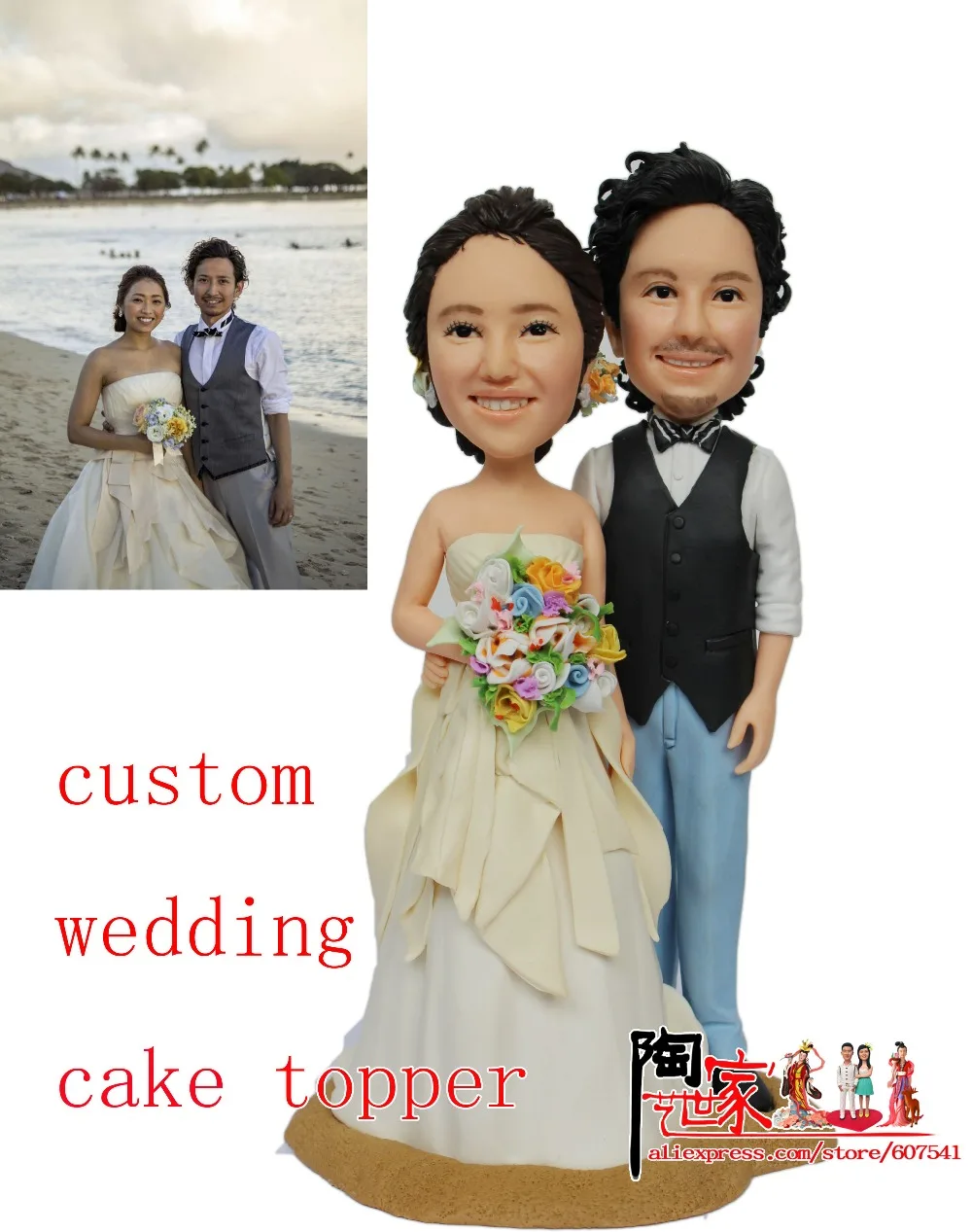 Custom Funny Wedding Cake Topper Bride And Groom Custom Funny Wedding Cake Topper Bride And Groom Personalized Mr Mrs In Decorating Supplies From Home