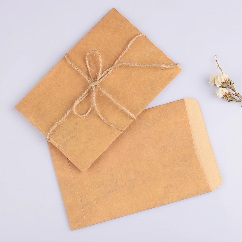 10pcs Lot Vintage Envelope Small Paper Envelope Creative Kraft