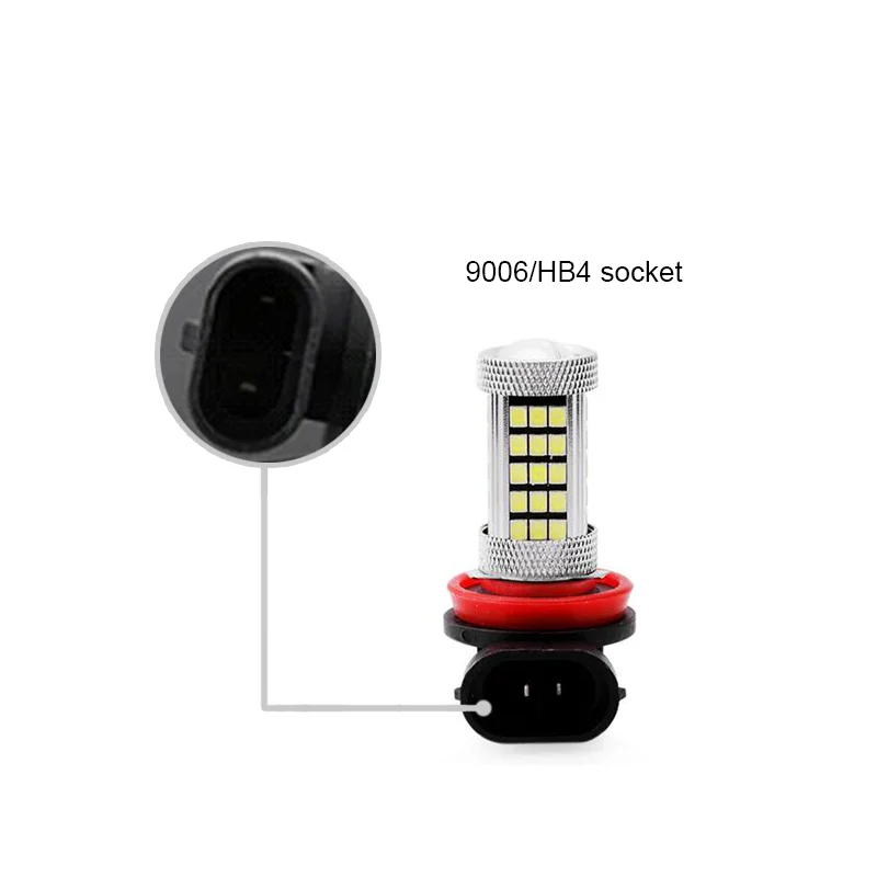 2x9006 HB4 светодиодный 2835SMD-Туманная осветительная лампочки нет ошибок для VW Golf 6 MK6 2009-2012 Scirocco 08-на T5 транспортер 2003