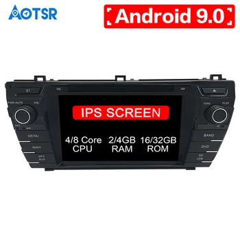 

Android 9.0 8 core Car DVD CD player GPS Navigation For Toyota Corolla 2013-2015 Multimedia system 2 din radio Auto radio Stereo