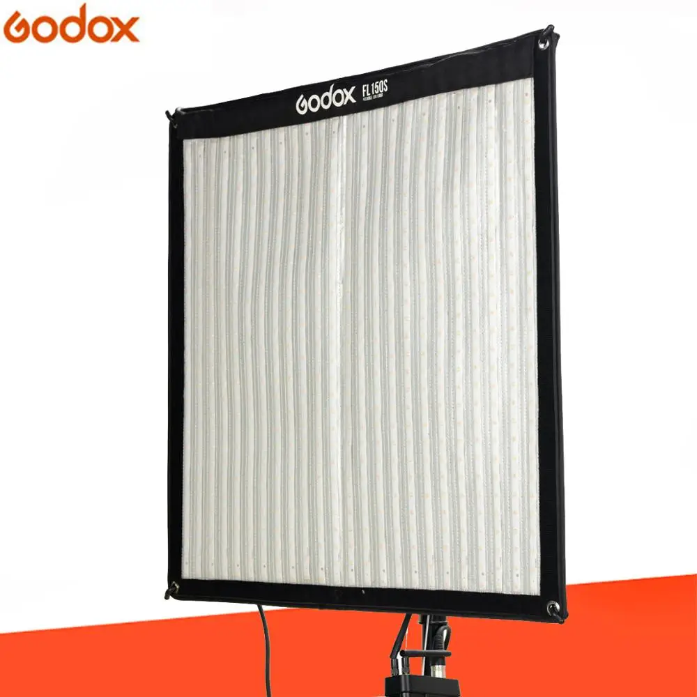Гибкая светодиодная лампа для видеосъемки Godox FL150S тканевая студийной | Отзывы и видеообзор