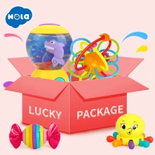 HOLA счастливый пакет счастливый мешок игра подарок 3 Детские игрушки меньше всего стоит нас$10 в обычное время