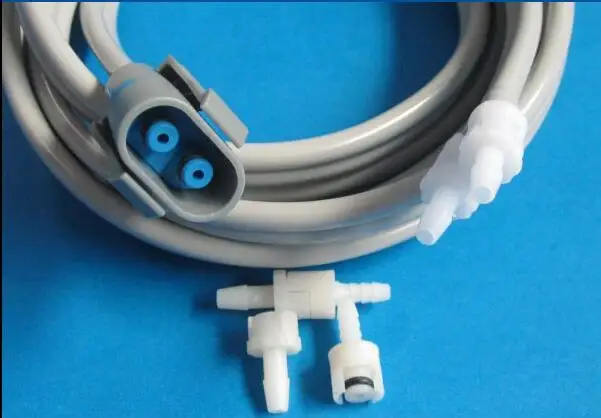 ФОТО Free Shipping NIBP Extension Tube NIBP Hose Tube for GE Monitor,NIBP Cuff Connector TPU Double NIBP Hose Connector