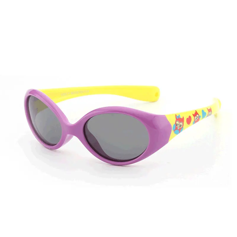 Детские солнцезащитные очки поляризованные Детские солнцезащитные очки для девочек и мальчиков от одного до трех лет брендовые дизайнерские очки UV400 Oculos - Цвет линз: C9