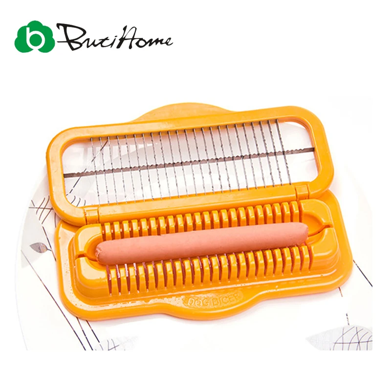 Ham Slicer Banana Cutting Big Size Hot Dog Cutter Peeler Salad Tool Knife Ham Slicer Banana Cutting Creative Tool Trancheur