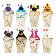 Spring 2014 Towel Baby Blankets Towels Animal Shapes Bathrobe For Boy