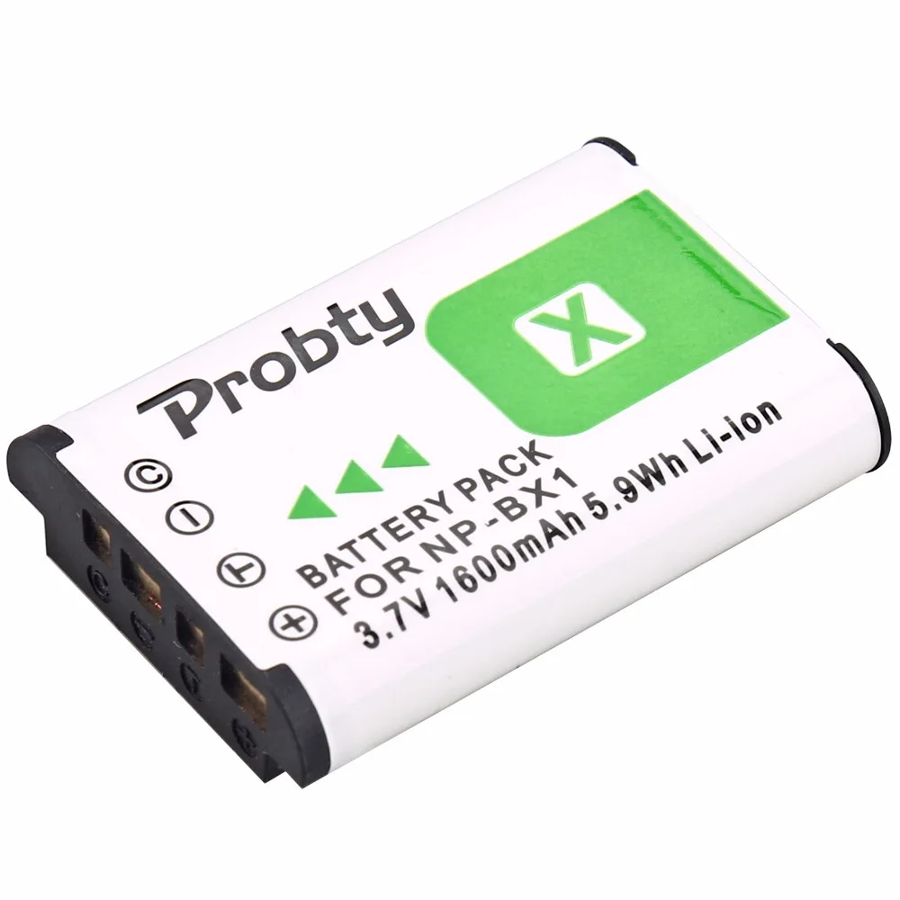 PROBTY 2 шт. NP-BX1 np bx1 батареи+ Портативный Dual USB Зарядное устройство для sony HDR-AS100v AS30 AS15 DSC-RX100 HX400 WX350 камера