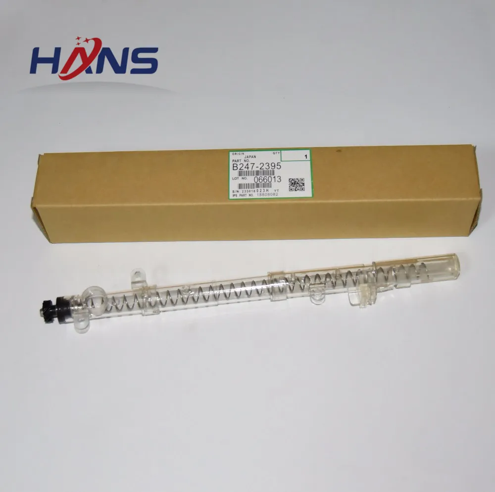 2pc. B247-2395 B1102326 Waste toner collection rod coil For Ricoh AF 1075 2075 8000 7500 8001 7001 6500 9001 Transparent tube