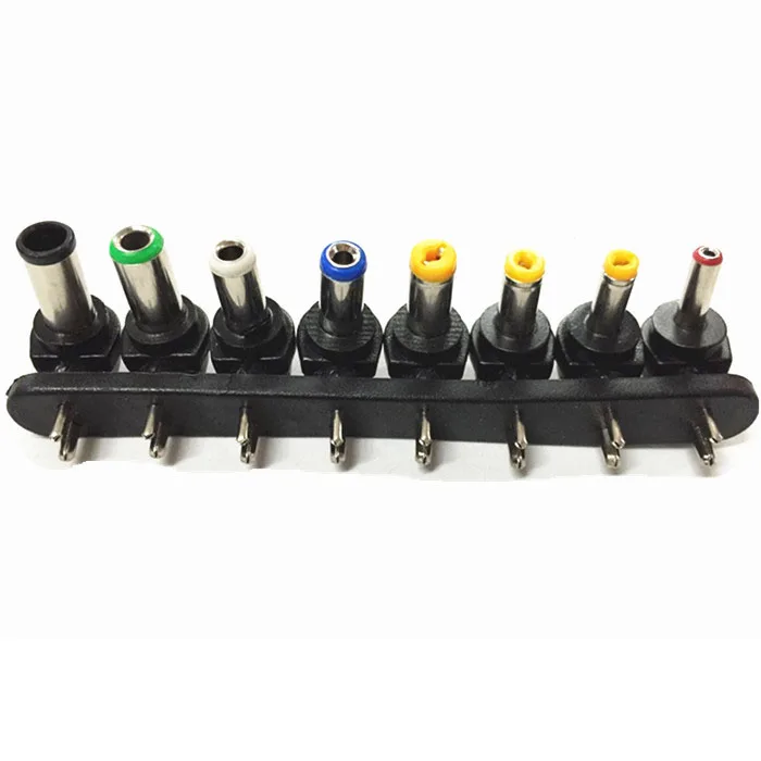 

New 8pcs/Set Round 2Pin Multi-type Female Jack to DC Plugs for AC Power Adapter Computer Cables Connectors for Notebook Laptop