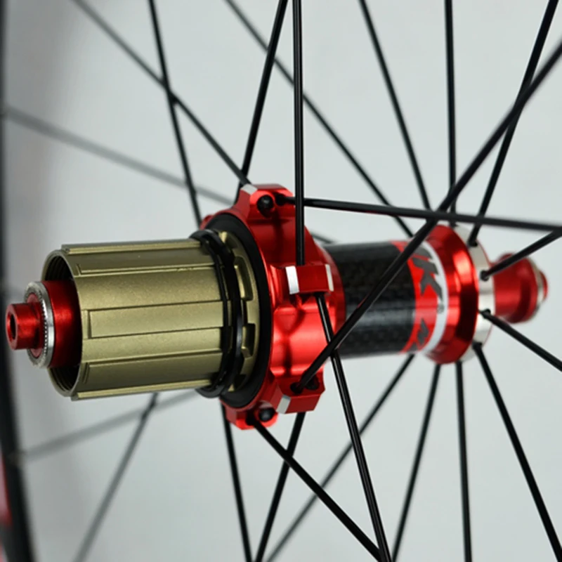 2018 HOT Sale 700C Carbon Fiber Wheels Bmx Road Bicycle Wheel 30MM Rim Aluminium Road Wheelset