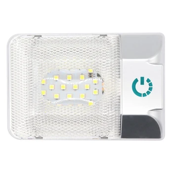 

24Leds Interior Single Dome Ceiling Lights, Dc 12-24V Ceiling Light, Adjustable Led Rv Interior Lighting For Rv Boat Camper Tr