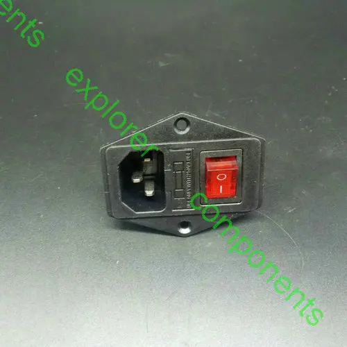 

AC rocker switch power inlet socket w/ fuse for HyperCube Evolution