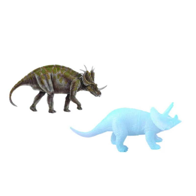8 шт./Партия Светящиеся игрушки динозавра для детей детские пластиковые игрушки светящийся свет модель животного фигурки подарок для детей