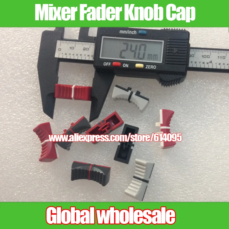 18pcs straight slide potentiometer fader knob plastic cap for Yamaha