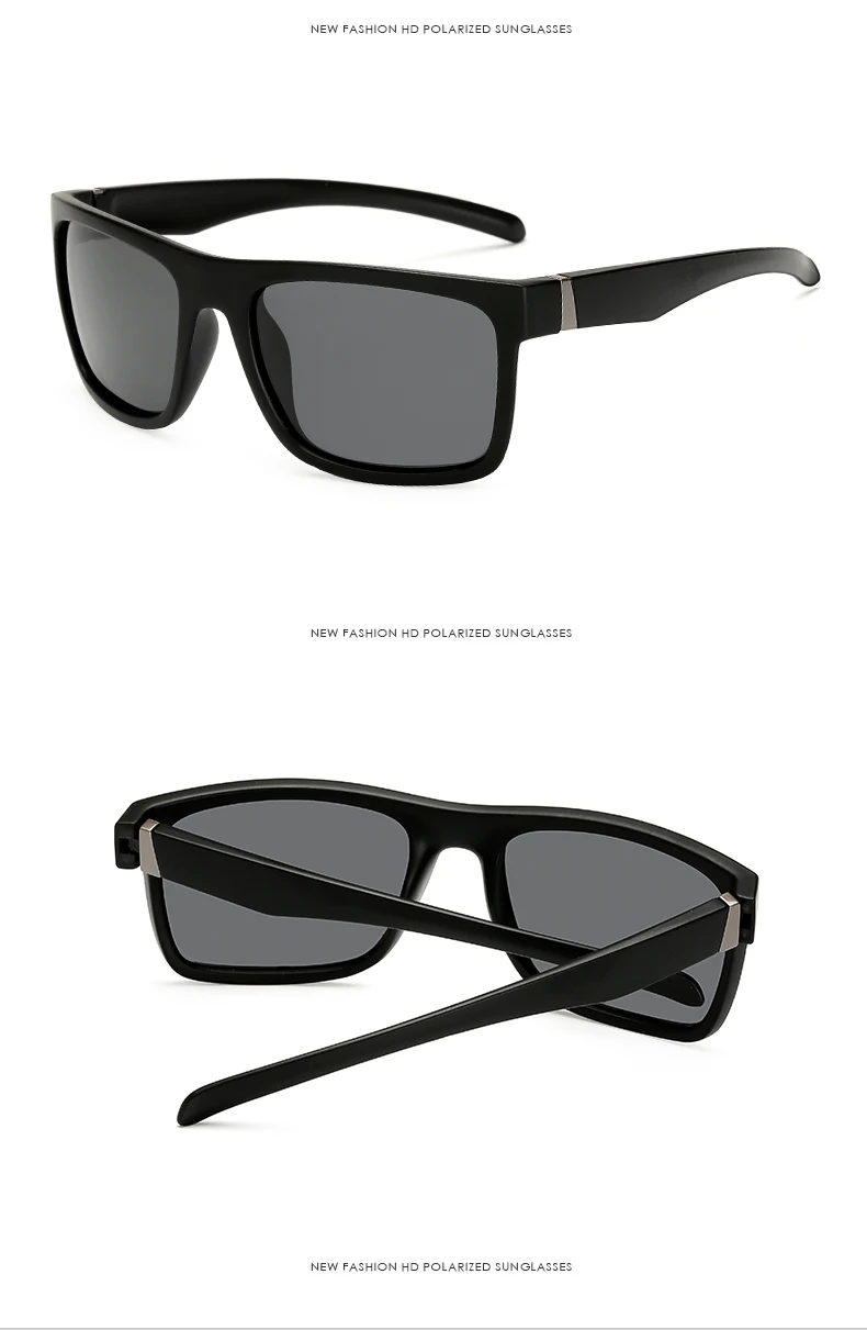 WarBLade, спортивные солнцезащитные очки, поляризационные, для мужчин и женщин, фирменный дизайн, для вождения, рыбалки, Полароид, солнцезащитные очки, черная оправа, Gafas De Sol 1820