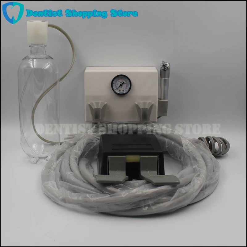  Dental Mobile Unit Wall Type Hanging Dental Lab Portable Turbine Unit Handpiece Testing