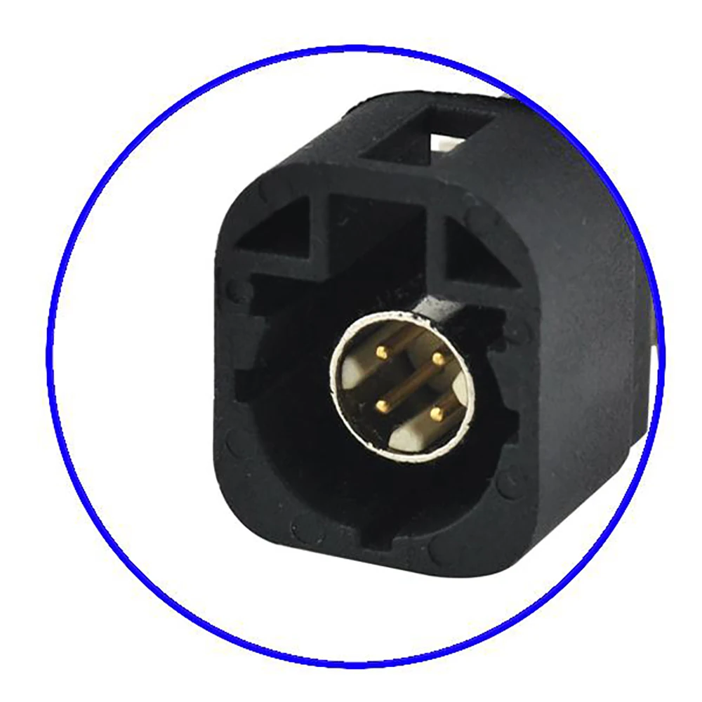 Superbat 100ohm FAKRA A HSD Female PCB RF Coaxial Connector High Speed Data for Automotive GPS & Infotainment