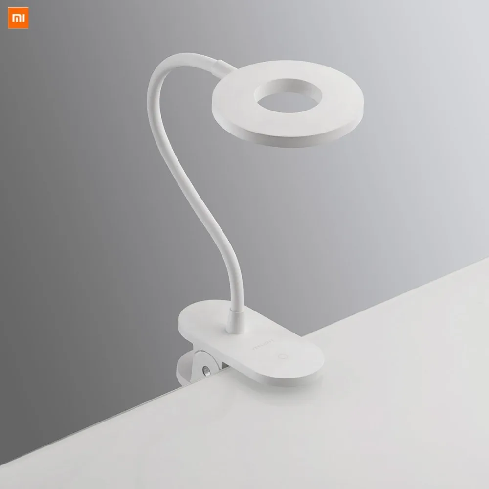 

Original Xiaomi Yeelight Mijia LED 5W Desk Lamp clip Folding Adjust Reading Table Lamp Brightness Lights Third gear dimming