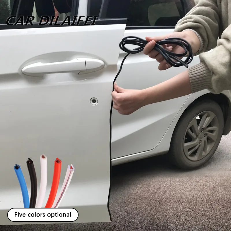 

5 M"U"Type Car Anti Collision car door rubber seal Sound Insulation weatherstrip noise insulation car auto rubber seal Strips