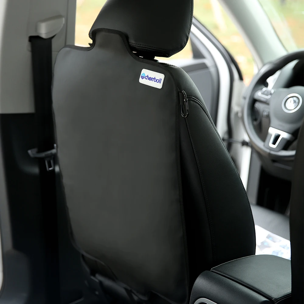 Cherrboll PU Oxford Cloth Anti Kicking Pad Protective Car Seat Back Bag Car Accessories For Scuff