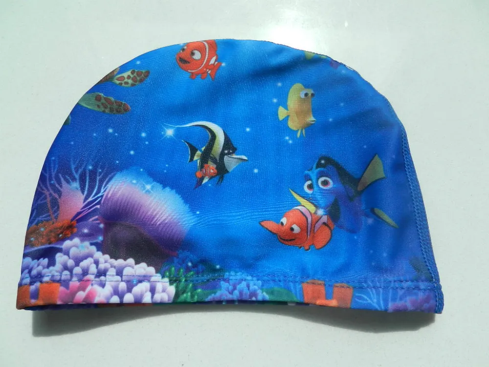 childrens lycra swim cap