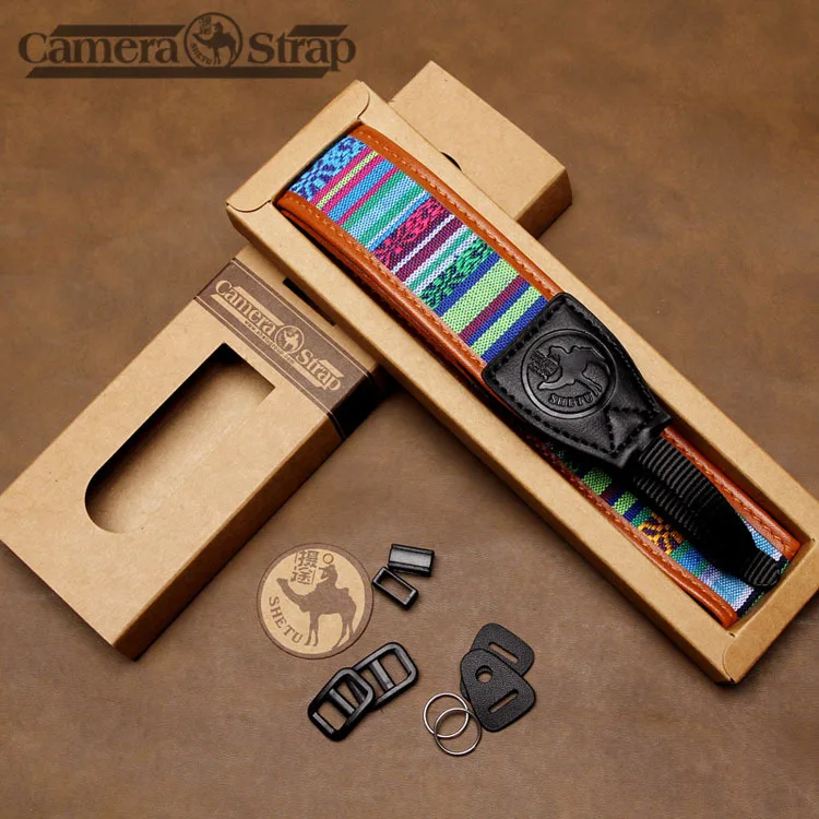 

Camera Straps Retro Vintage VNS Soft Multi-color Neck Strap for Canon Fuji Nikon Olympus Panasonic Pentax Sony Cameras