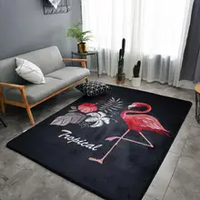 INS 155*200CM Super Large fashion Soft Flannel black and white Rug thick soft living room Carpet play mat Non-slip rug blanket