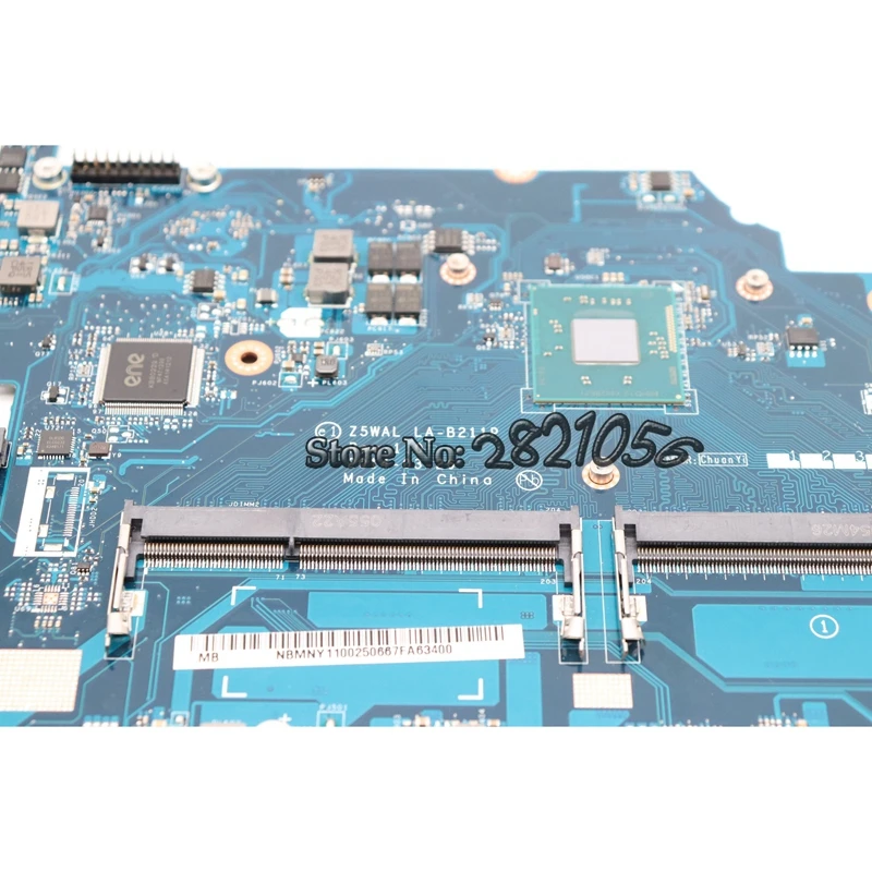 NOKOTION Z5WAL материнская плата для ноутбуков Acer aspire ноутбука NB mpl11001 DDR3L MPL11.001 DDR3L|z5wal