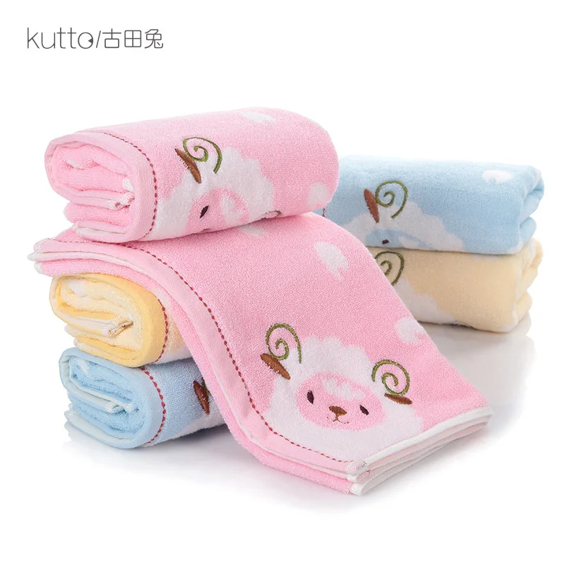 Carré bébé serviette mignon bébé visage microfibre absorbant séchage bain serviette de plage gant de toilette maillots de bain bébé serviette coton enfants serviettes