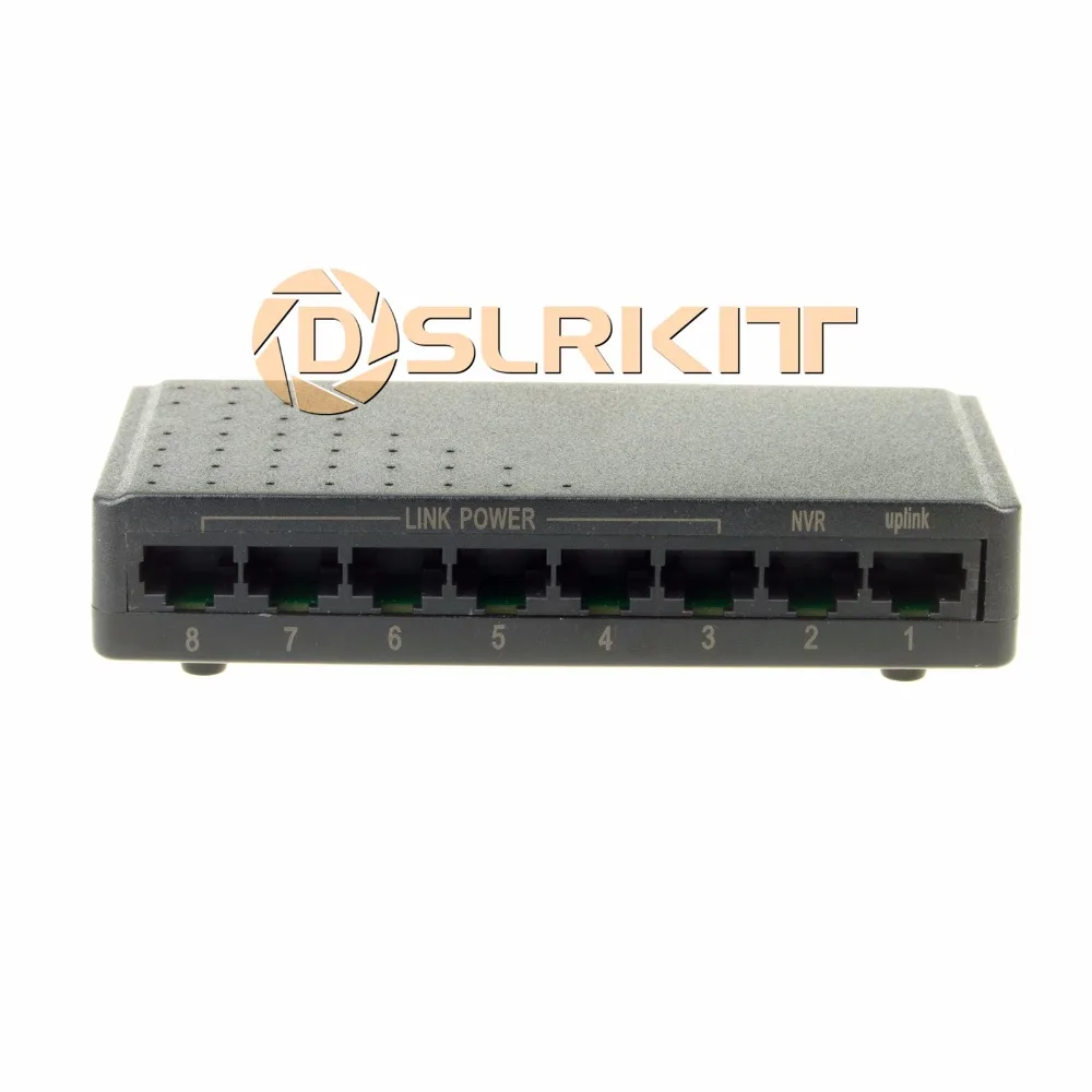 DSLRKIT 8 портов 6 PoE стандартная мощность через Ethernet без адаптера питания|power adapter|power