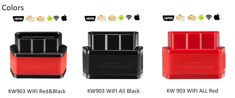 EML327 OBD2 Wifi V1.5 ICAR2 автоматический диагностический сканер obd2 диагностический инструмент Konnwei KW903 elm327 Bluetooth obdii диагностический инструмент