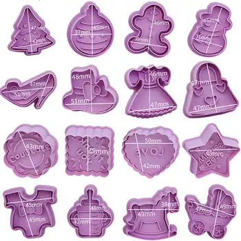 

Cookie Cutter Emporte Piece Patisserie Halloween Christmas Biscuit Cookie Stamp Koekjes Uitstekers Fondant Cake Decorating Tools