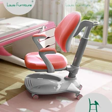 Модные детские стулья в стиле Луи Эргономика для обучения студентов, домашняя спинка, лифтинг, сидение, коррекция осанки, написание