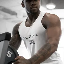 Мужская хлопковая майка для бодибилдинга летние новые тренажерные залы спортивная рубашка без рукавов Слинг жилет мужская майка Crossfit Топы Одежда